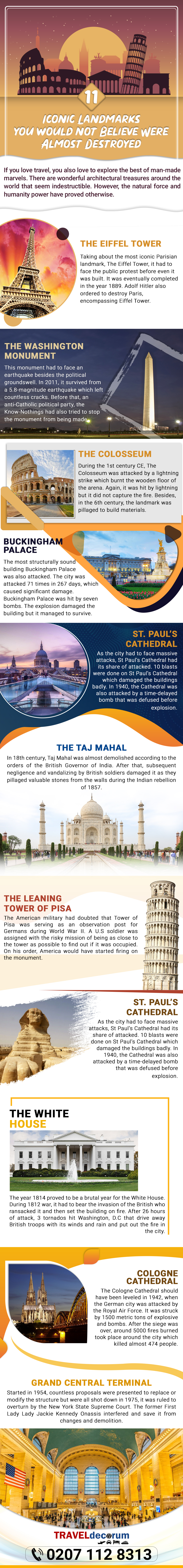11 Iconic Landmarks you would not Believe Were Almost Destroyed