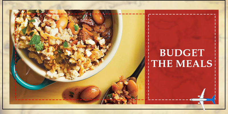 Budget the meals