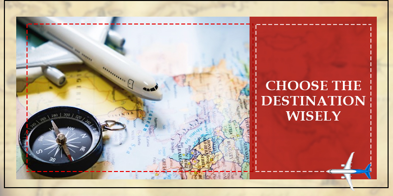 Choose the destination